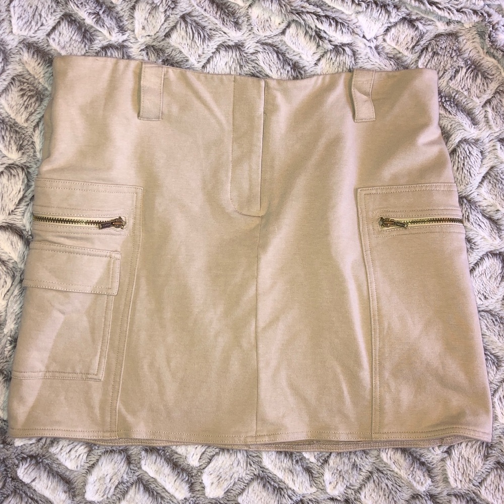Tan Express Pencil Skirt